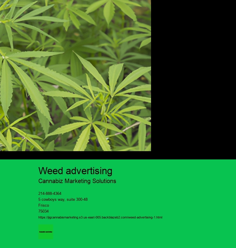 weed advertising
